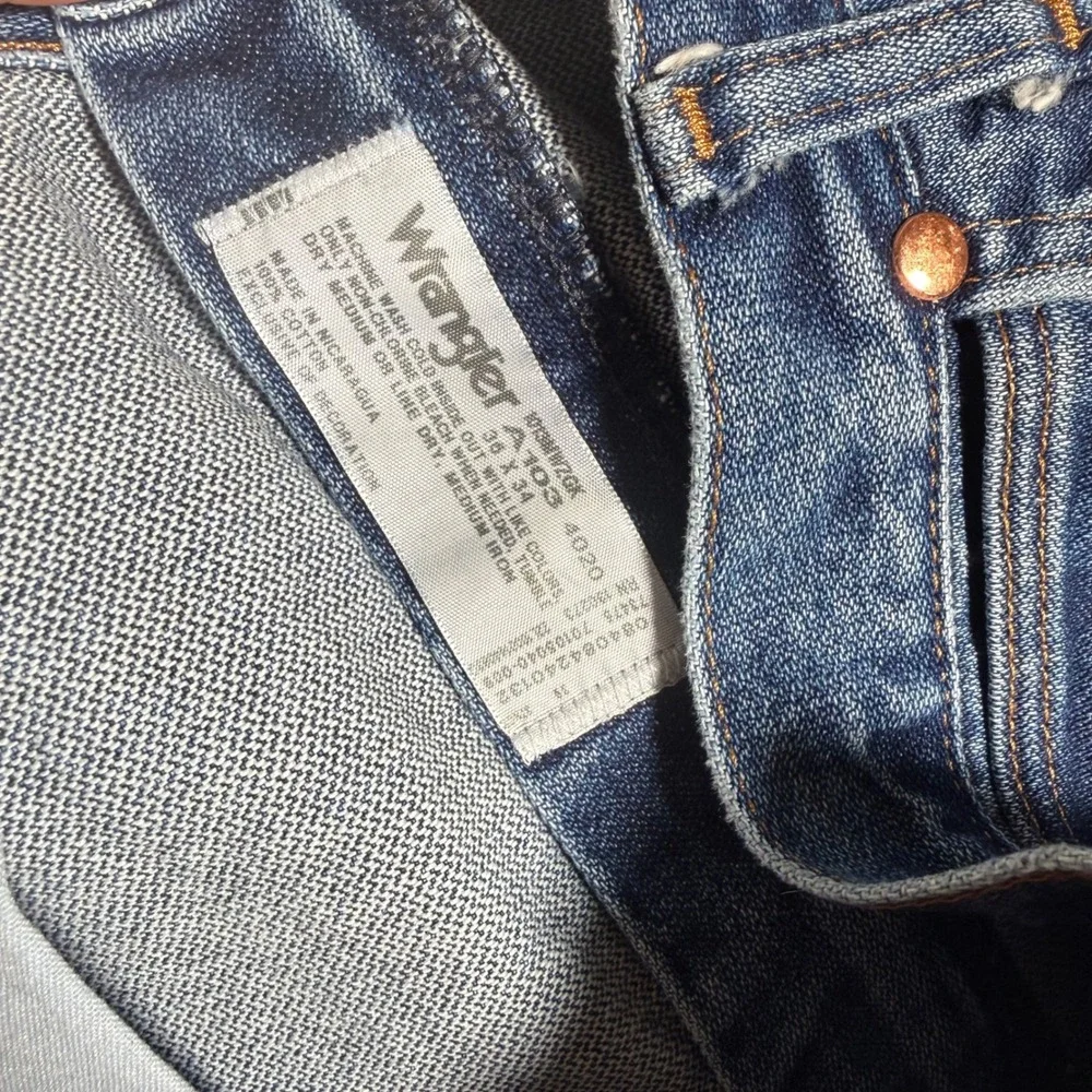 NWT Wrangler Cowboy Cut Original Fit Jeans 36x34 Blue Denim 13MWZ Rodeo - Picture 7 of 9